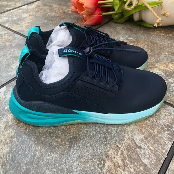 NEW Clove Limited Edition Aqua Blue Classic Shoes Sz 7 Healthcare Nursing - Picture 2 of 14